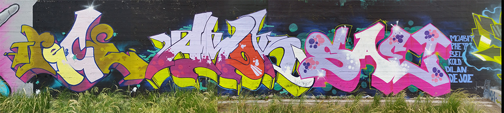 SNAPone TRECE - What a big honor to be painting alongside the legendary Berlin Stylemaster AMOK 156 and my brother Saet62 !!